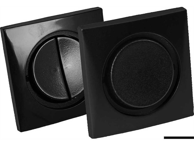 Interruttore singolo Batsystem - Nero / Nero -