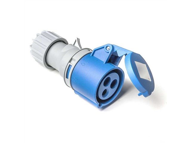 Presa tripolare per banchina - femmina 16 A -