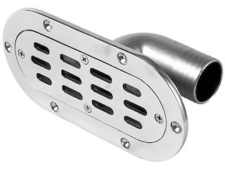 Scarico da pozzetto ovale