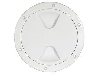 Tappo di ispezione tondo 147 mm Bianco