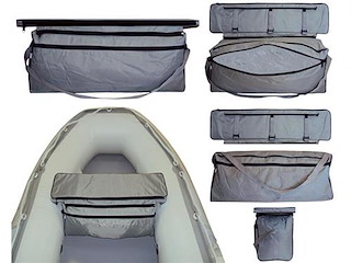 Borsa con cuscino per panca tender - Grigia 75 cm. -