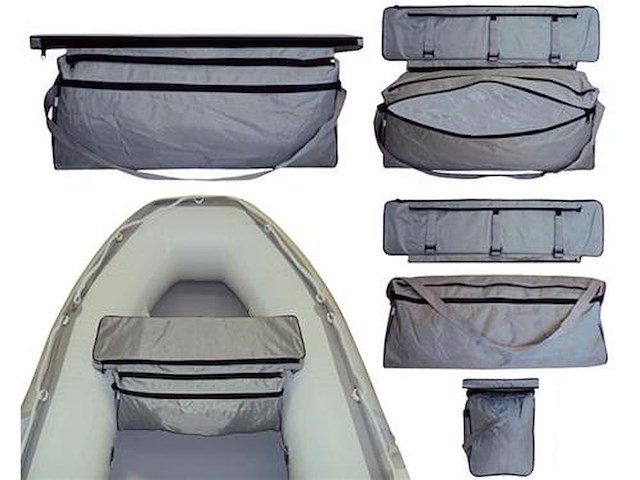 Borsa con cuscino per panca tender - Grigia 75 cm. -