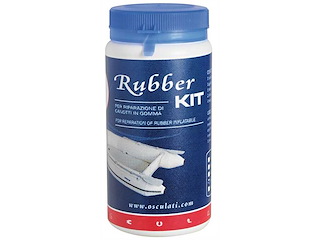 Kit riparazione per gommoni in neoprene Rubber Kit - Bianco
