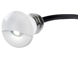 Luce di cortesia LED bianco - corpo bianco