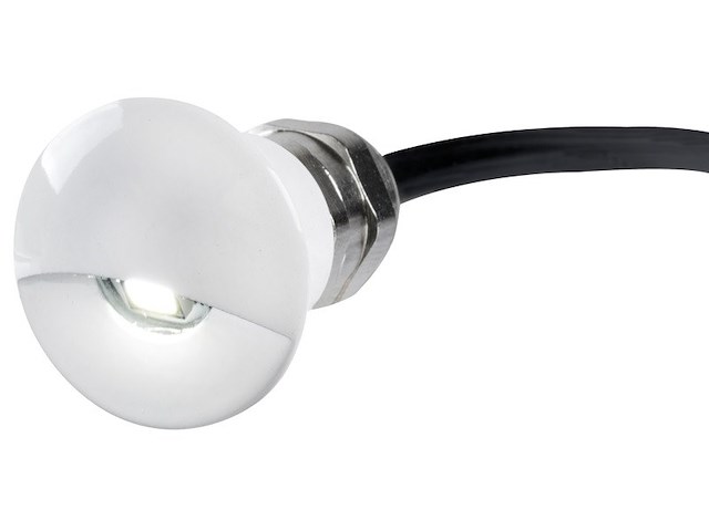 Luce di cortesia LED bianco - corpo bianco