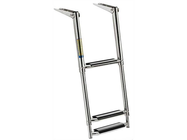 Scaletta sopra plancetta 3 gradini - Standard + gradino largo -