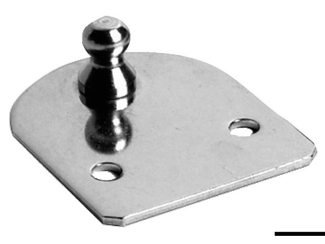 Supporto per molle a gas - 45 x 35 sfera Ø 10 mm