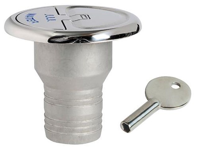 Tappo + chiave Quick Lock - Water / Dritto - 38 mm. -