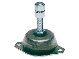 Supporto elastico motori in acciaio zingato - Ø 62 x 100 mm. 