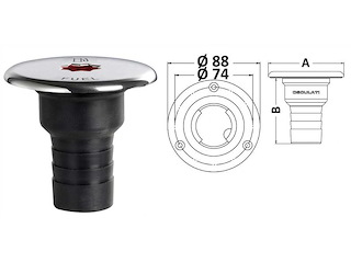 Tappi imbarco Clever - Fuel 38 Ø mm
