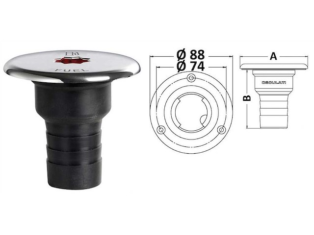 Tappi imbarco Clever - Fuel 38 Ø mm