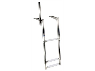 Scaletta telescopica 3 gradini con maniglia di presa