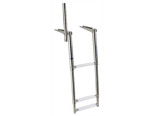 Scaletta telescopica 3 gradini con maniglia di presa