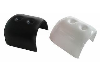 Terminale per bottazzo Radial in PVC 52 mm. - Grigio -