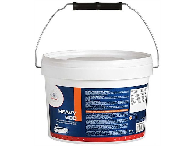 Pasta abrasiva grossa mordente Heavy - grana 600 - 3 kg -