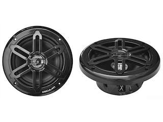 Casse stereo doppio cono nere 6,5" - 2X120W