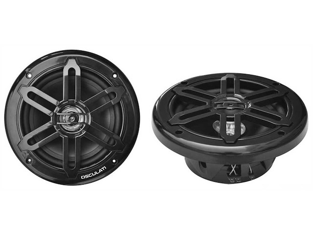 Casse stereo doppio cono nere 6,5" - 2X120W