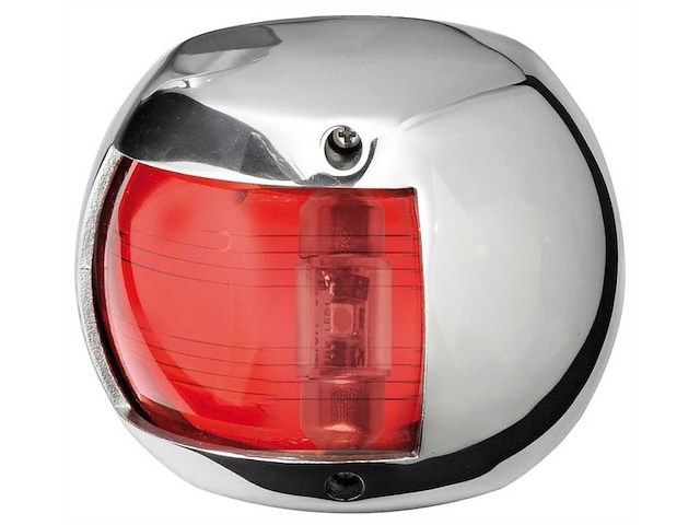 Luce di navigazione Compact in acciaio inox - LED - Rossa 