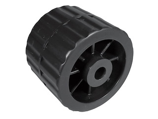 Rullo laterale per carrelli - 100 x 75 mm. / Foro da 15 mm - Nero