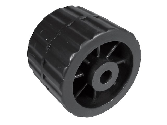 Rullo laterale per carrelli - 100 x 75 mm. / Foro da 15 mm - Nero