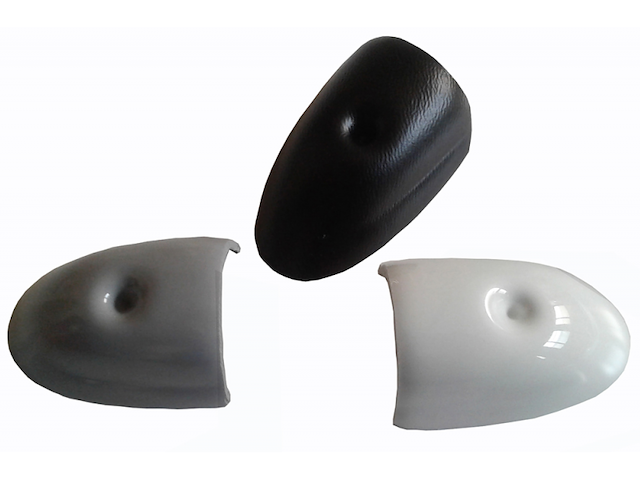 Terminale per bottazzo Radial in PVC 30 mm. - Nero -