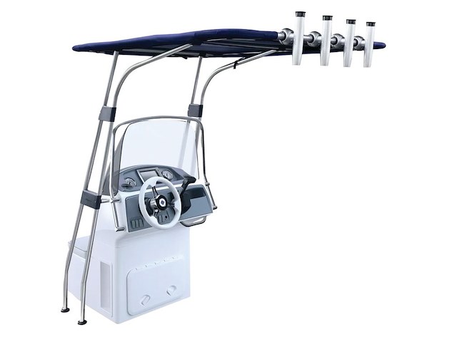 T-top lega leggera inclinato - 1400 mm. - Blu