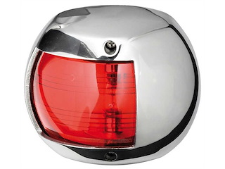 Luce di navigazione Compact in acciaio inox - Rossa