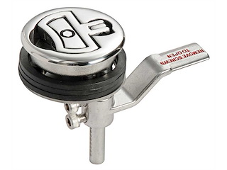 Alzapagliolo inox Ø 90 mm. - Con serratura - 