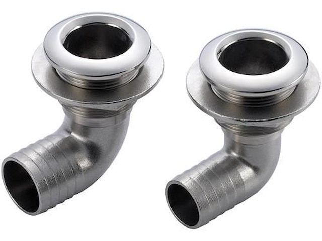 Scarico a mare con gomito a 90° - Ø 51 mm. -