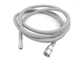 Tubo doccia flessibile in nylon rinforzato 1/4 -1/2 