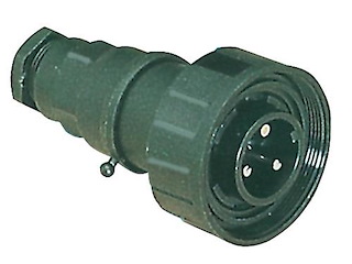 Spina contatto maschio " Bulgin Buccaneer " 3 Poli