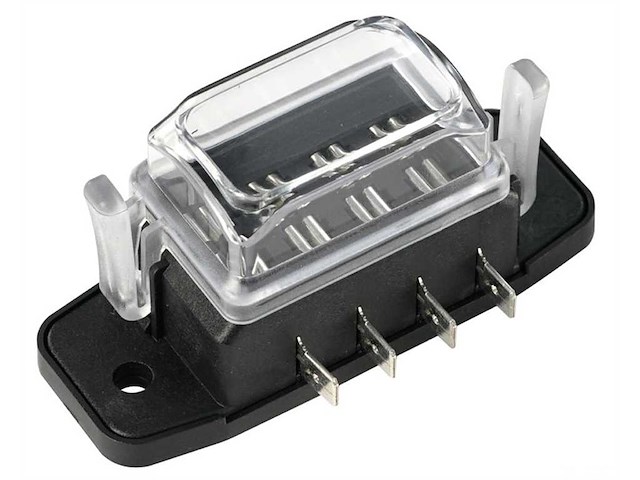 Scatola portafusibili lamellari - 4 Posizioni -