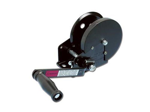 Verricello manuale per alaggio in acciaio zincato 900 kg