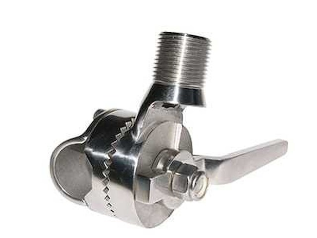 Base antenne in acciaio inox per tubi 28/38 mm