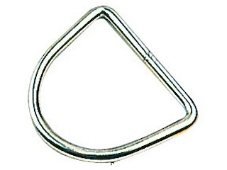 Mezzo anello inox 6x30 mm