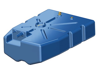 Serbatoio benzina in polietilene reticolato - 114 lt