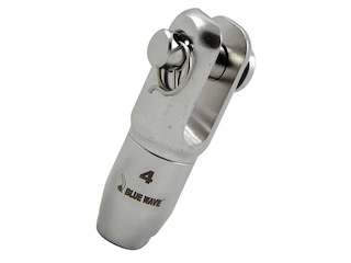 Terminale forcella per rig tessile per cima Ø 5 mm