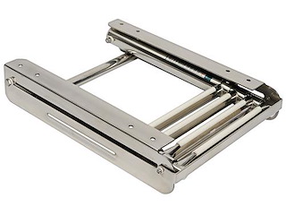 Scaletta telescopica sotto plancetta con fermo - 3 gradini -