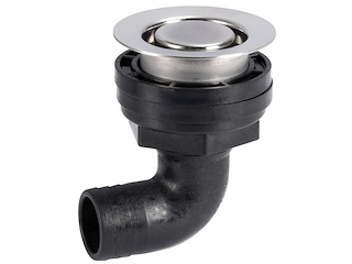 Scarico inox con filtro 90°