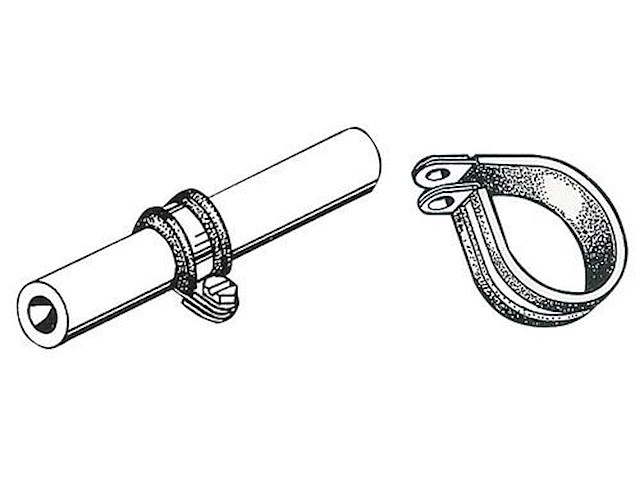 Fermacavo / Fermatubo - Ø interno 55 mm.  - Box da 10 pz. -