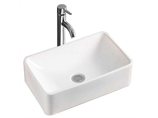 Lavello in ceramica bianca 350 x 300 mm