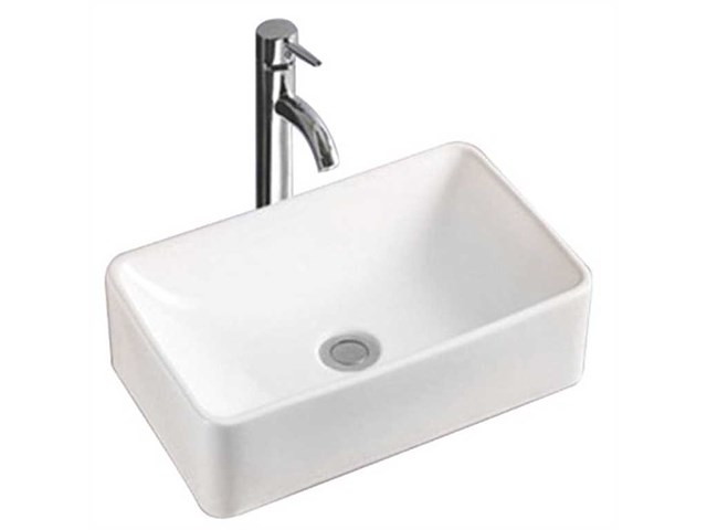 Lavello in ceramica bianca 350 x 300 mm