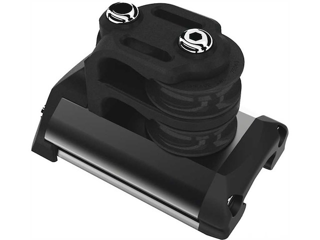 Stop LEWMAR in alluminio con puleggia doppia - Misura 2