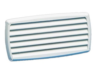 Presa d'aria colore bianco 201 x 101 mm