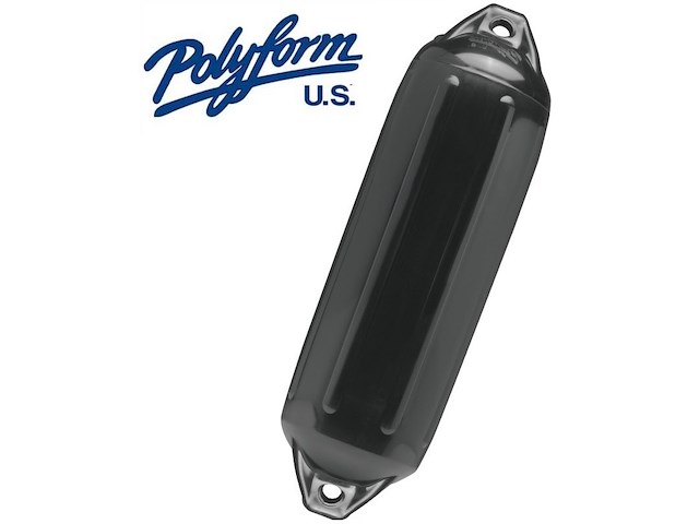 Parabordo Polyform Nero - Serie NF-5 -