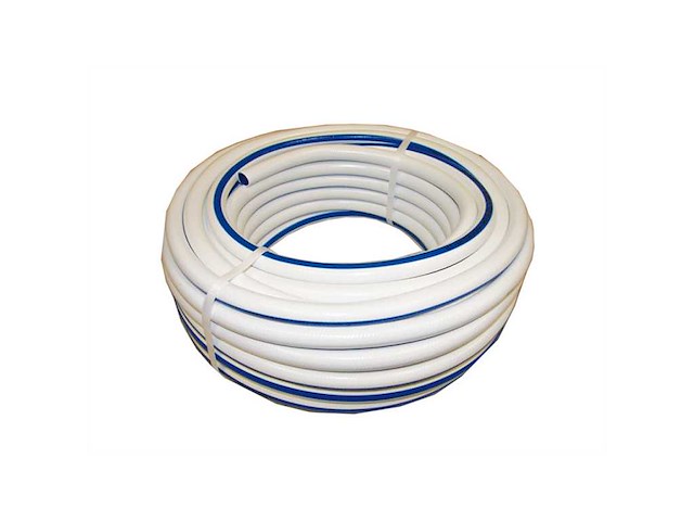 Tubo retinato bianco/azzurro per acqua - int. 12 mm. - 
