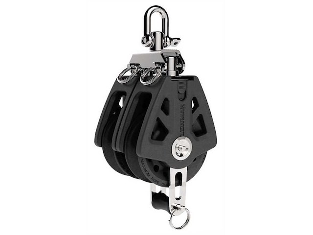 Bozzello LEWMAR Synchro doppio con arricavo - Ø 60 mm per cime da 8/10 Ø mm