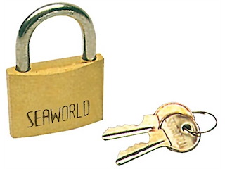 Lucchetto in bronzo marino - Arco 30 mm. -