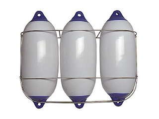 Portaparabordo per 3 parabordi 230 mm