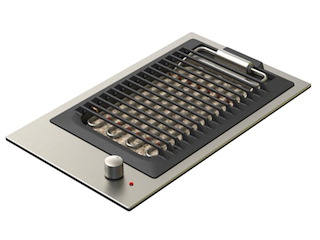 Barbecue elettrico in acciaio inox satinato